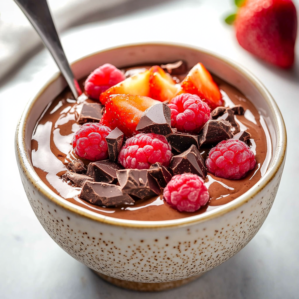 Chocolate Protein Pudding Image