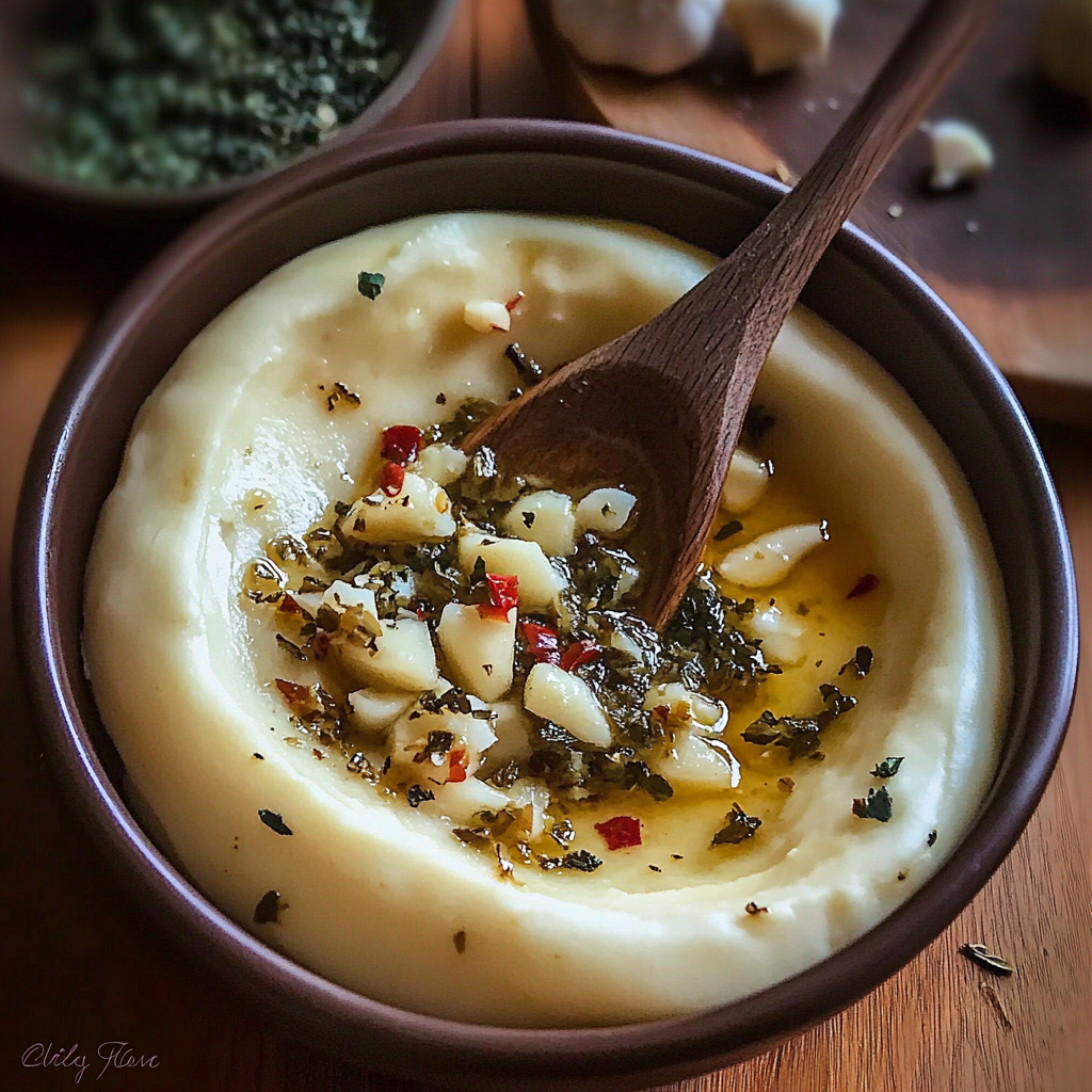 Recipe preparation for Garlic Sauce for Pizza