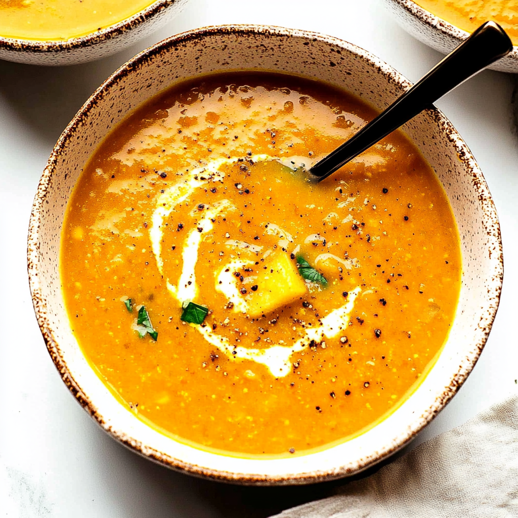 Recipe preparation for Lemony Lentil Soup