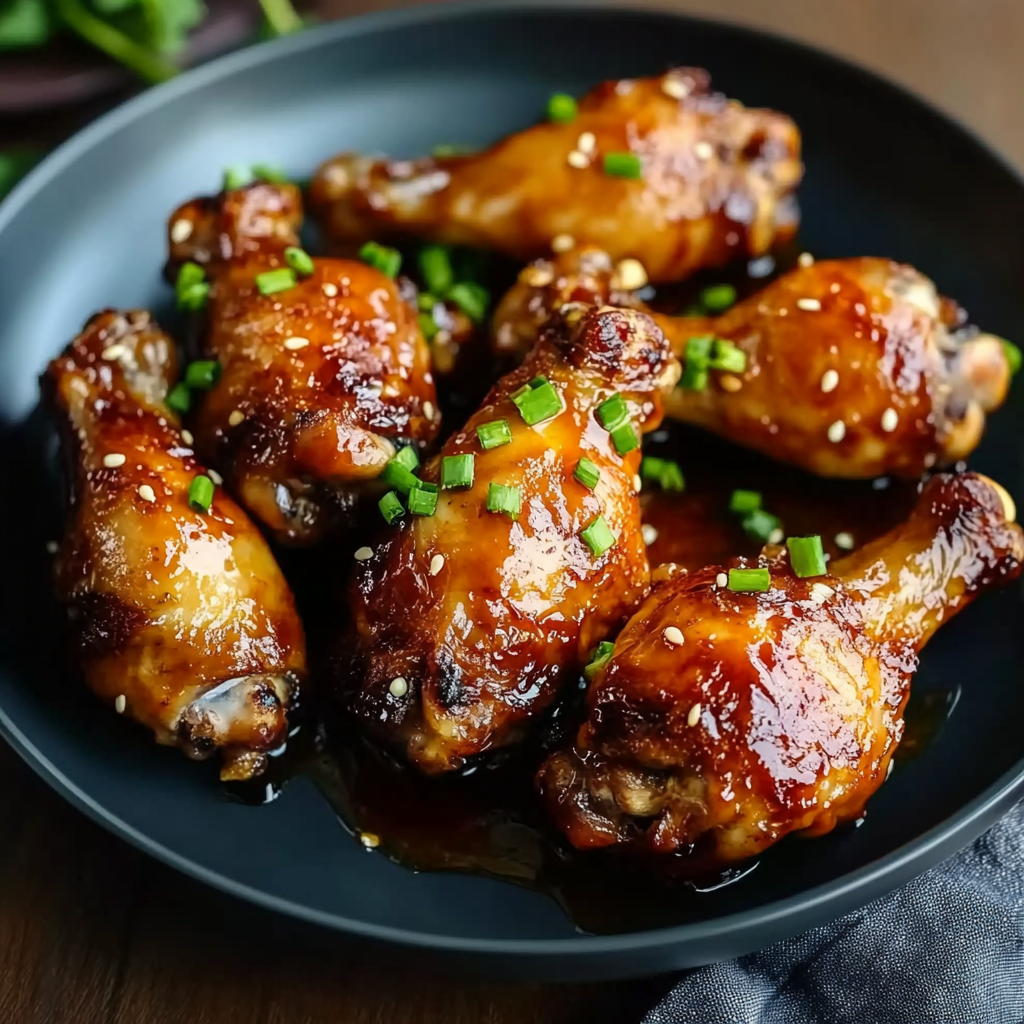 Recipe preparation for Hot Honey BBQ Chicken Drumsticks