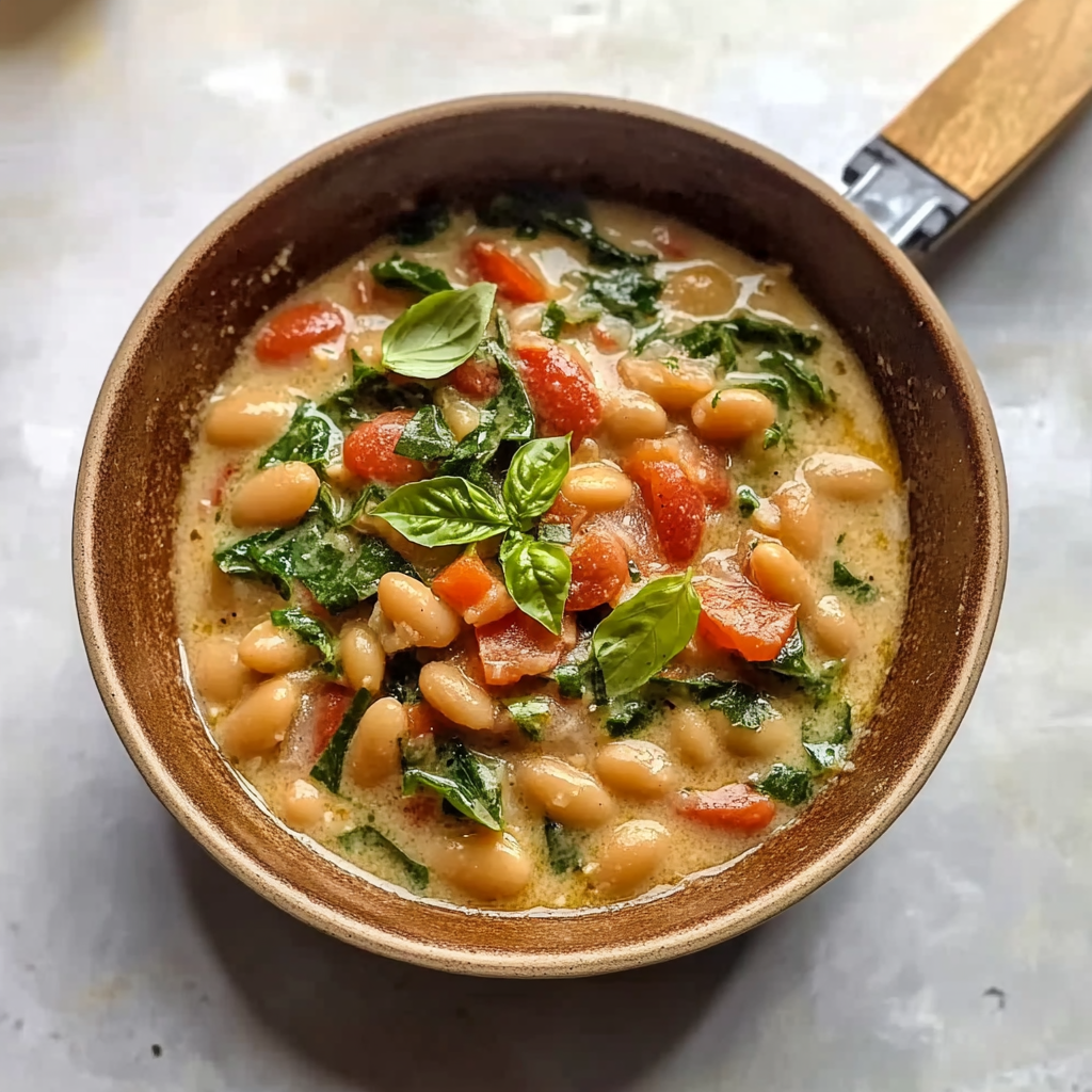 Recipe preparation for Creamy Baked Beans
