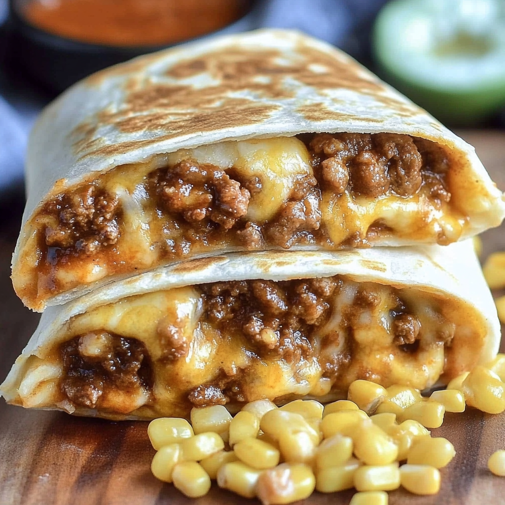 Recipe preparation for Copycat Taco Bell Chili Cheese Burrito