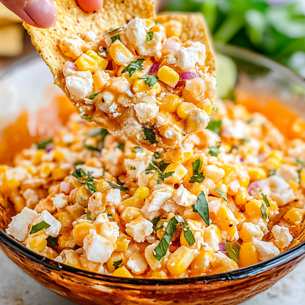Recipe preparation for Street Corn Dip