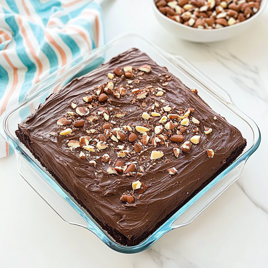 Recipe preparation for Texas Sheet Cake
