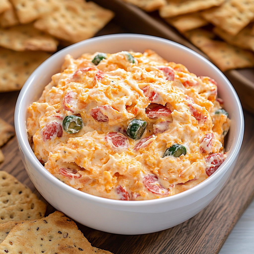 Recipe preparation for Jalapeno Pimento Cheese
