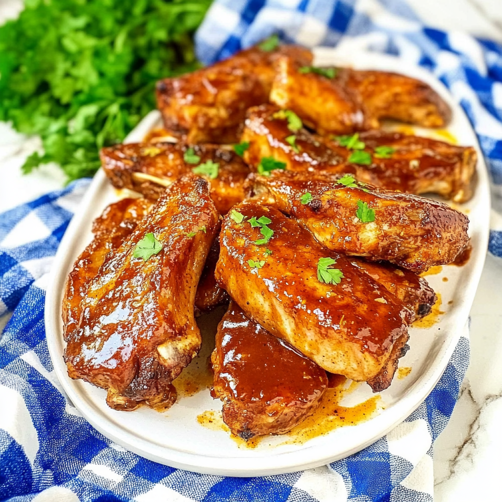 Recipe preparation for Air Fryer Country Style Boneless Pork Ribs