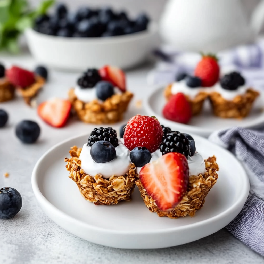 Recipe preparation for Berry Granola Bites