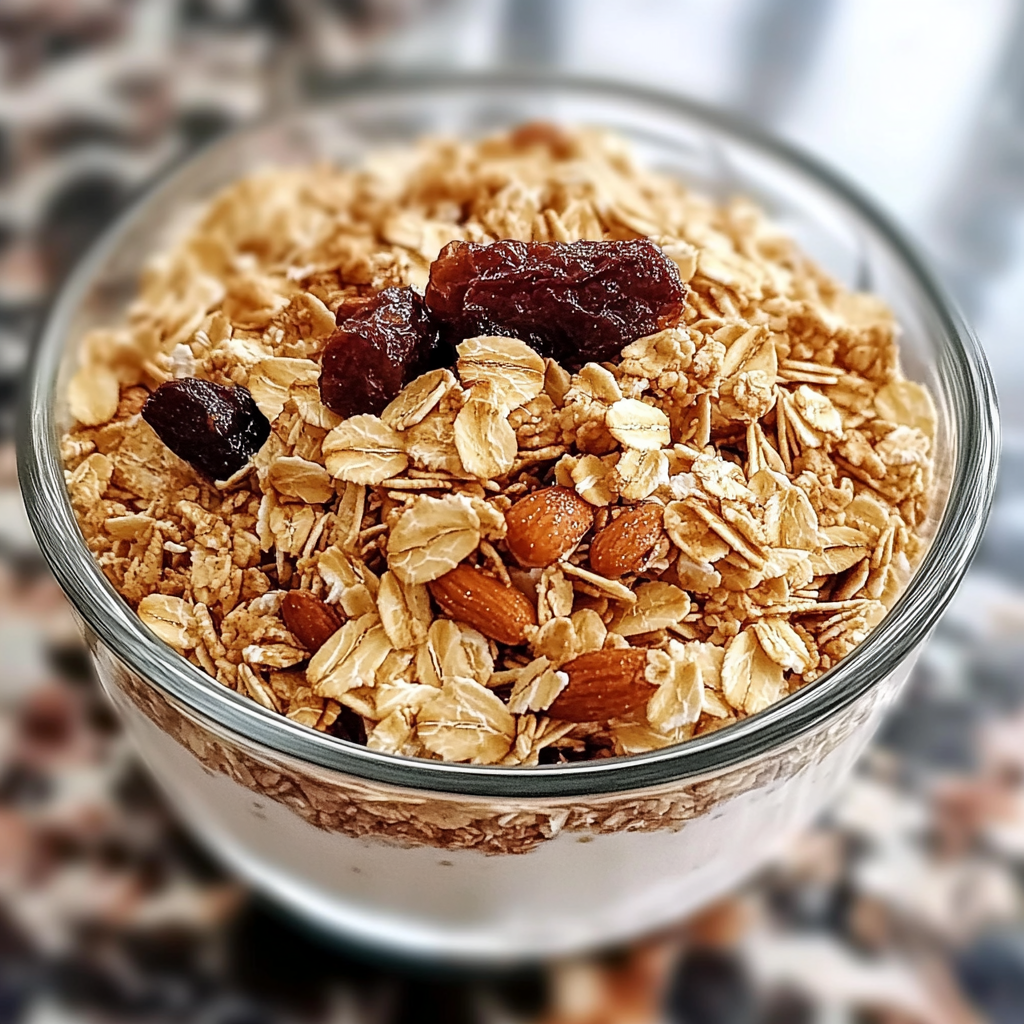 Recipe preparation for Homemade Granola Recipe