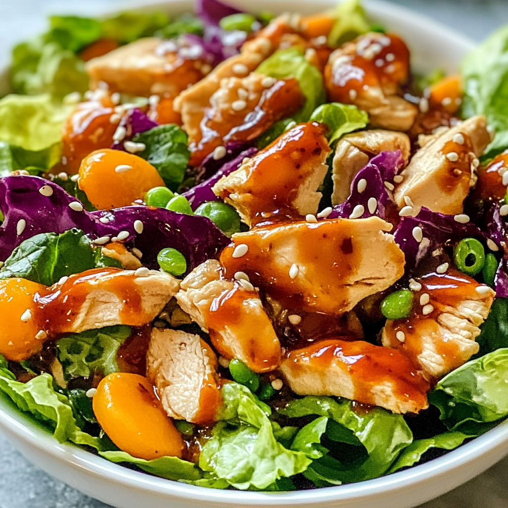Recipe preparation for Mandarin Chicken Salad
