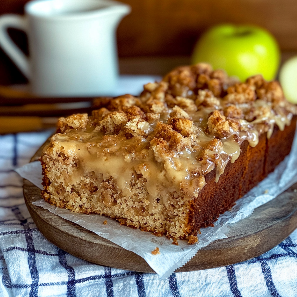 Recipe preparation for Apple Streusel Bread