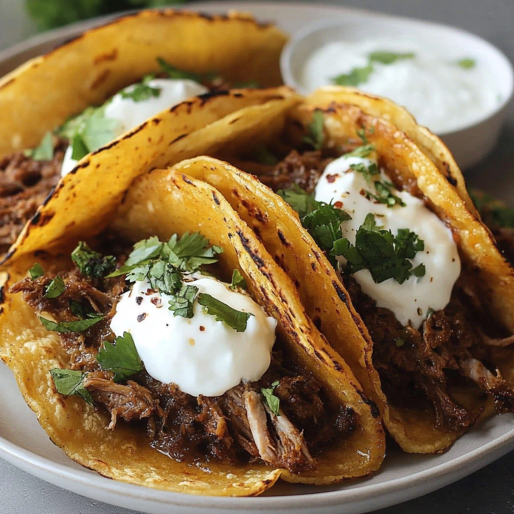 Recipe preparation for Birria Tacos with Consomme