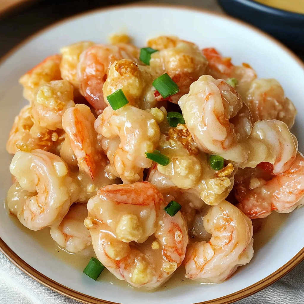 Recipe preparation for Honey Walnut Shrimp