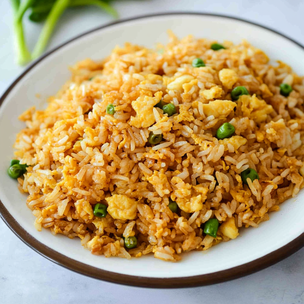 Recipe preparation for Egg Fried Rice