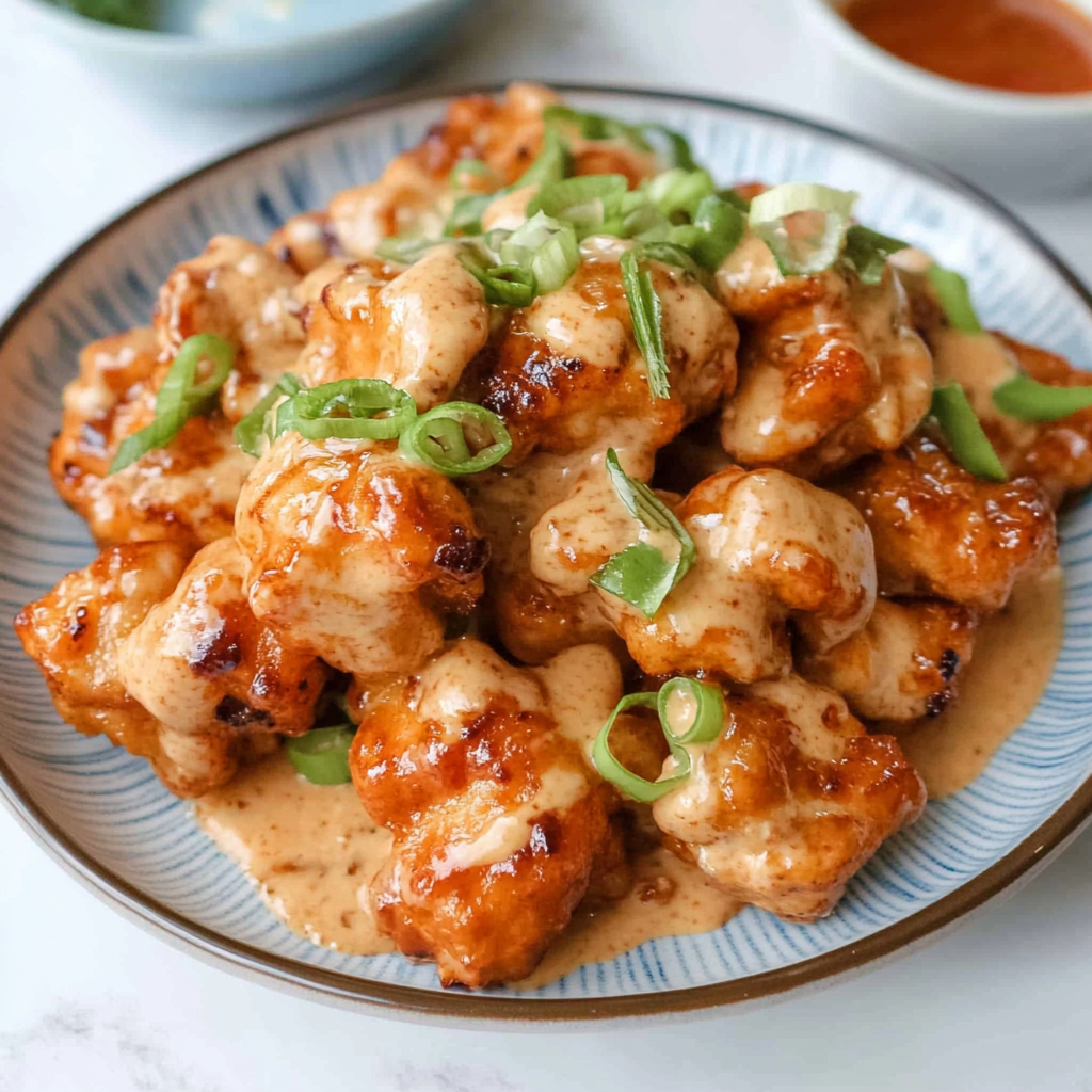 Recipe preparation for Bang Bang Chicken