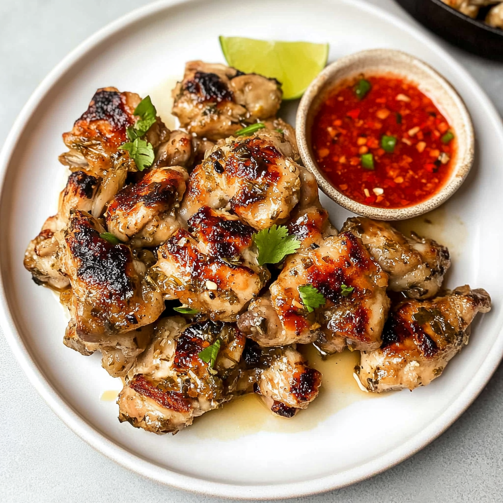 Recipe preparation for Lemongrass Chicken