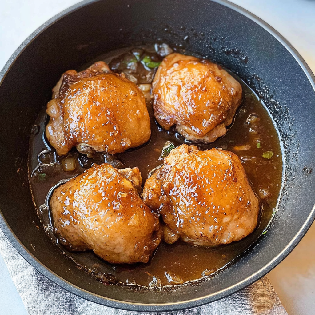 Recipe preparation for Chicken Adobo