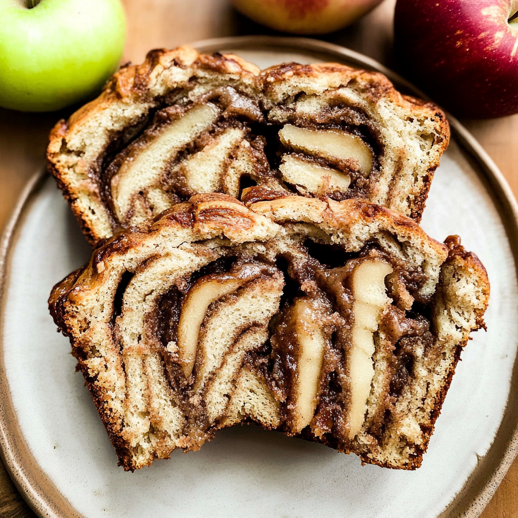 Recipe preparation for Apple Cinnamon Babka