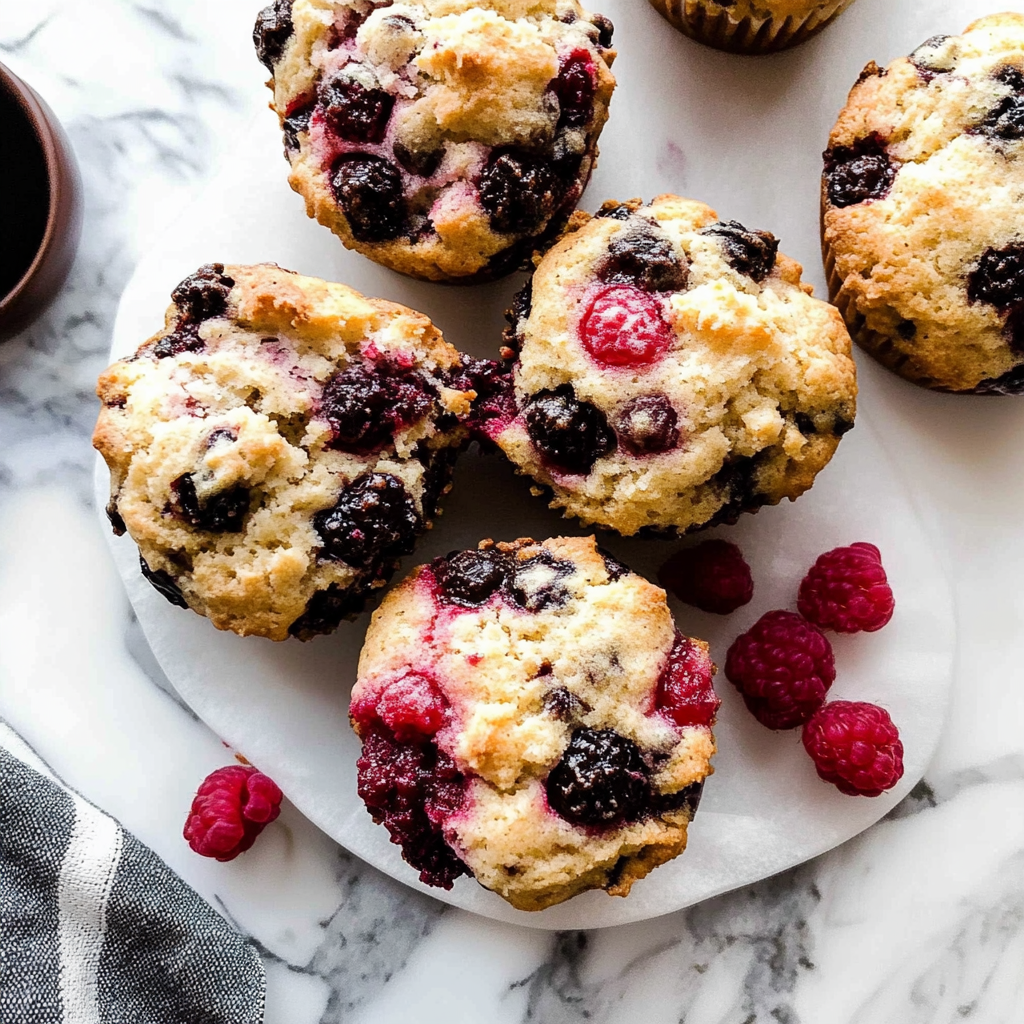 Recipe preparation for Jumbo Raspberry Chocolate Chip Muffins