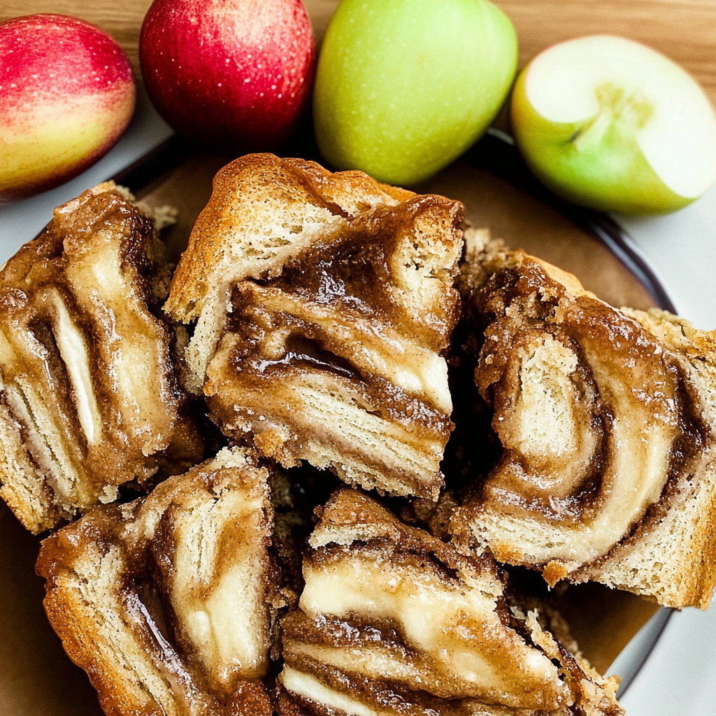 Recipe preparation for Apple Cinnamon Babka