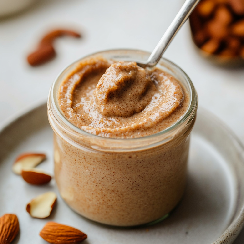 Recipe preparation for Homemade Almond Butter