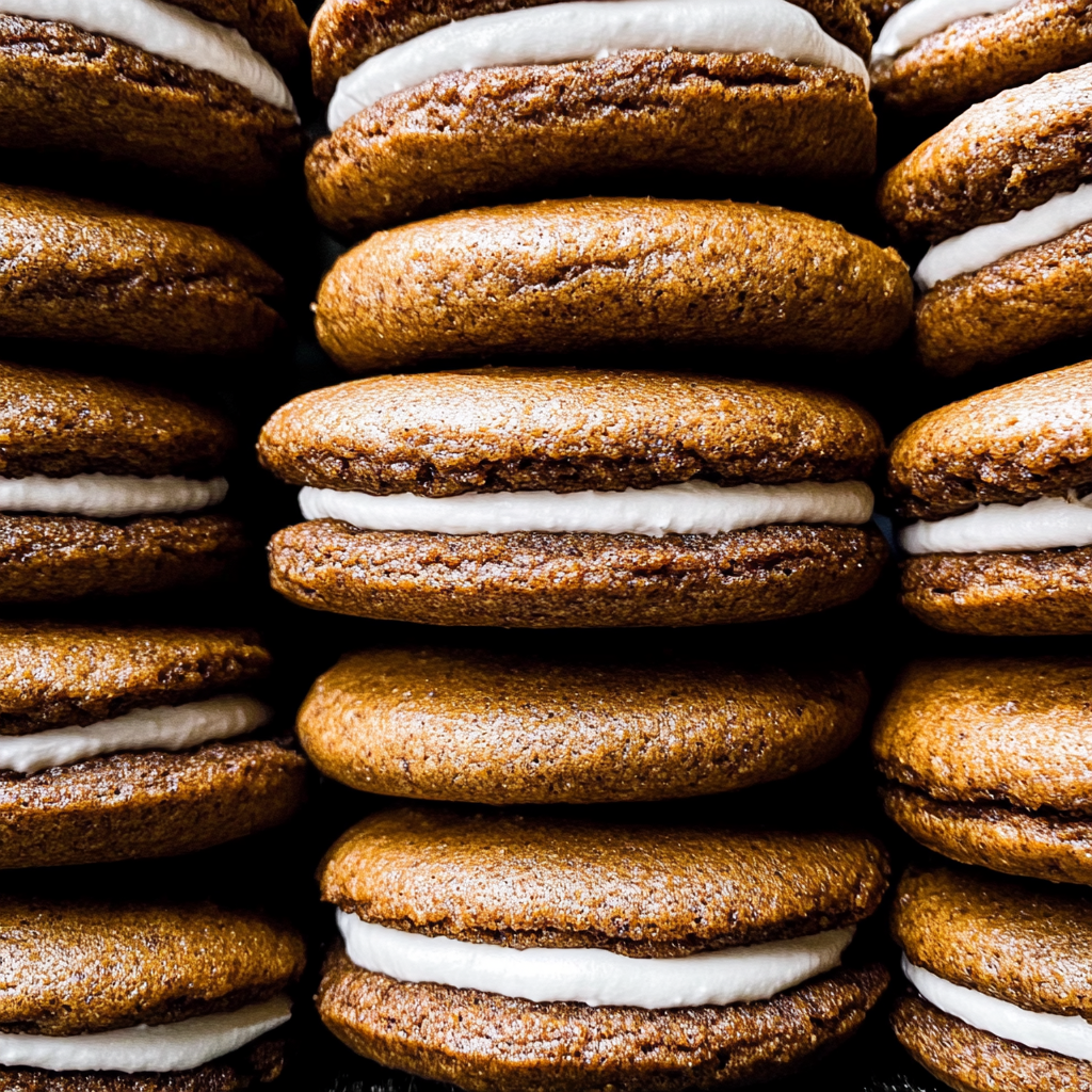 Recipe preparation for Gingerbread Whoopie Pies