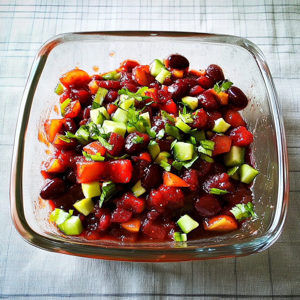 Recipe preparation for Cherry salsa recipe