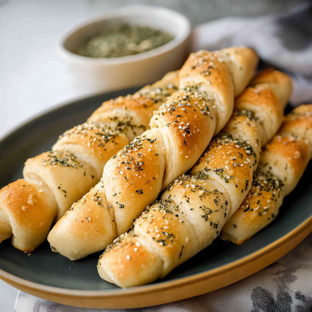 Recipe preparation for homemade breadsticks