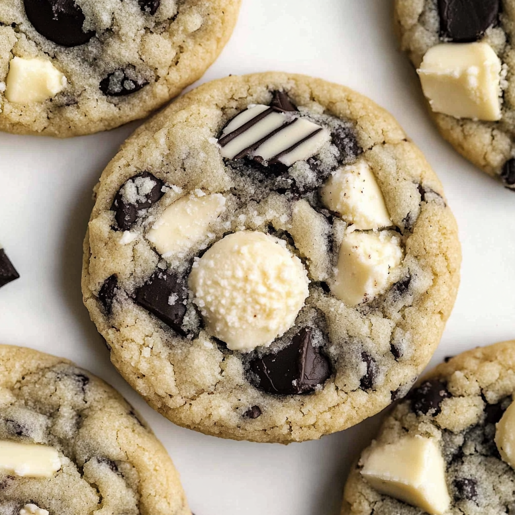Recipe preparation for cookies and cream cookies