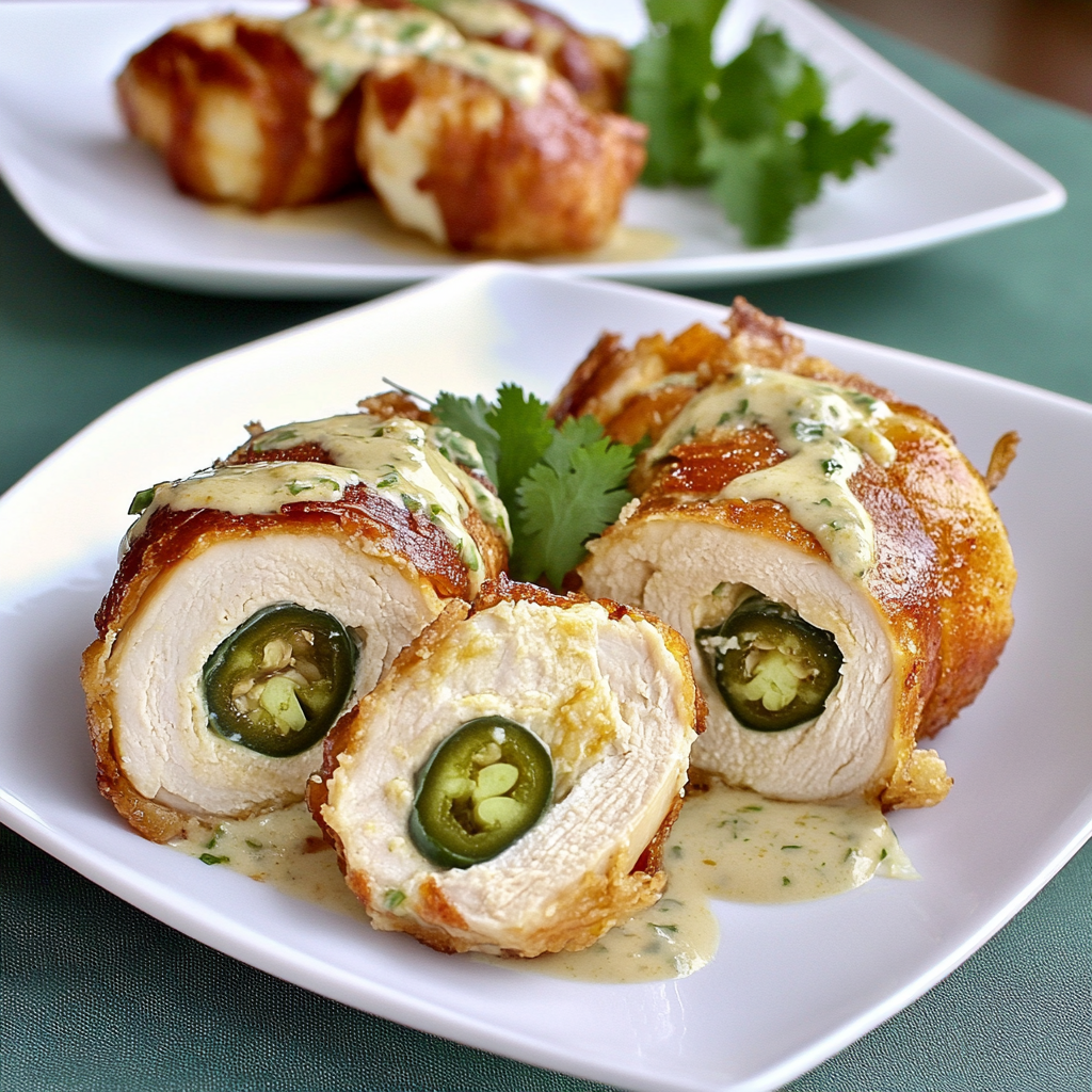 Recipe preparation for jalapeño popper chicken