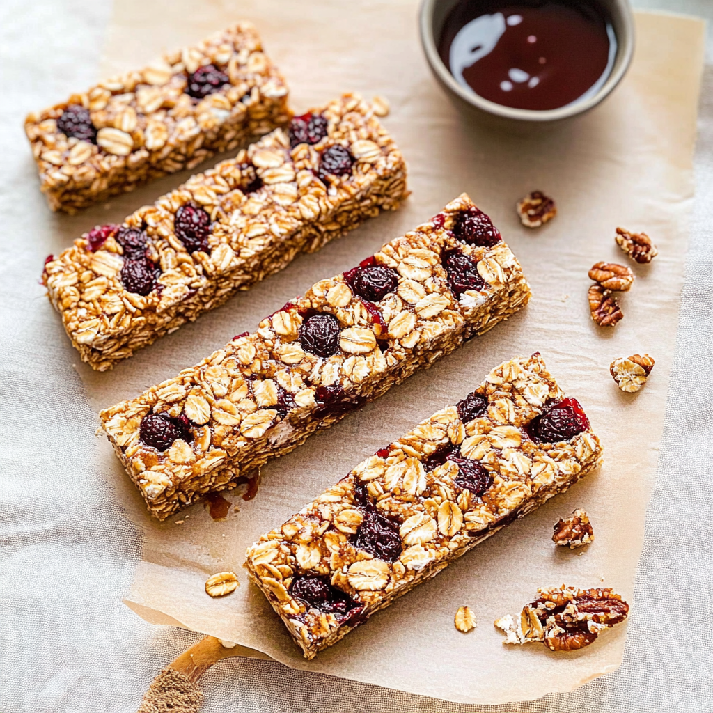Recipe preparation for granola bars