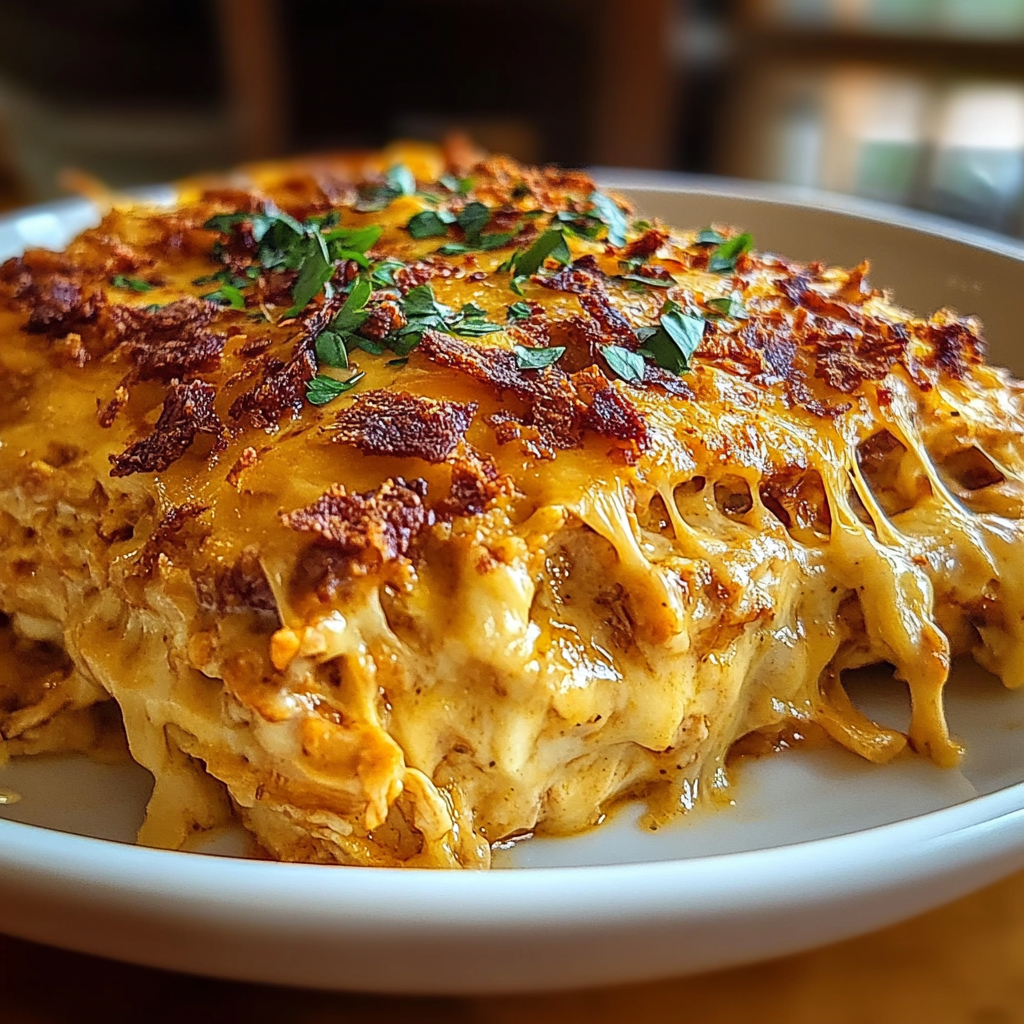 Recipe preparation for Spicy Southern Cheesy Chicken