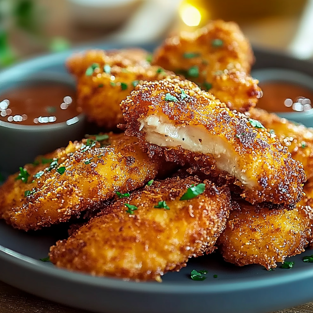Recipe preparation for Easy Crack Chicken Tenders