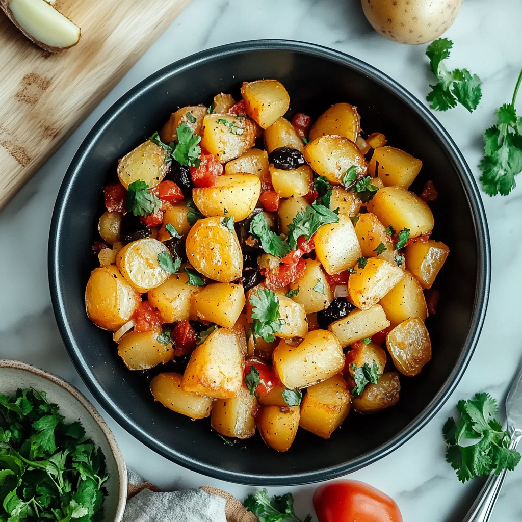 Recipe preparation for Mexican Potatoes