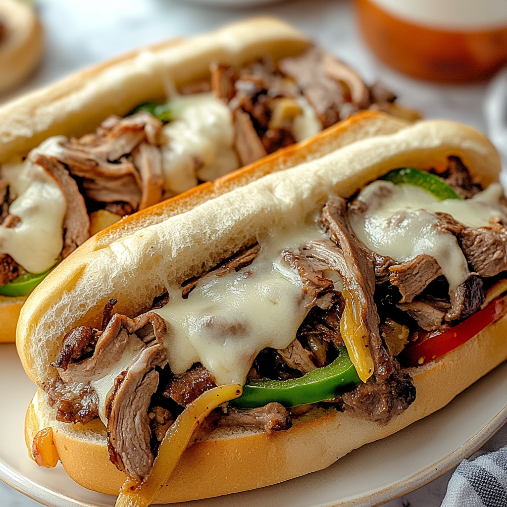Recipe preparation for Classic Philly Cheesesteak