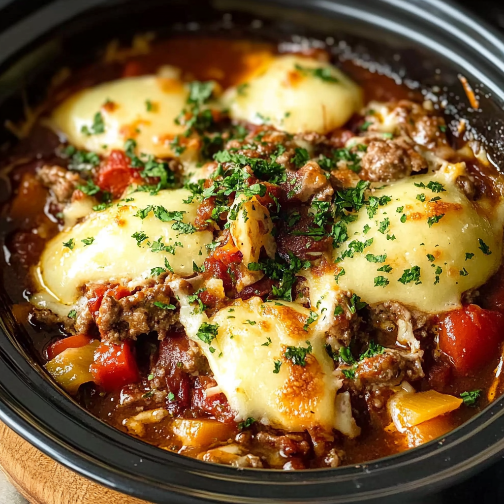 Recipe preparation for Hearty Sausage Casserole Bake