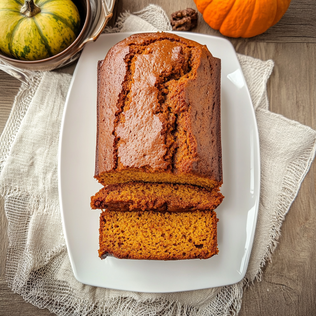 Recipe preparation for Pumpkin Bread