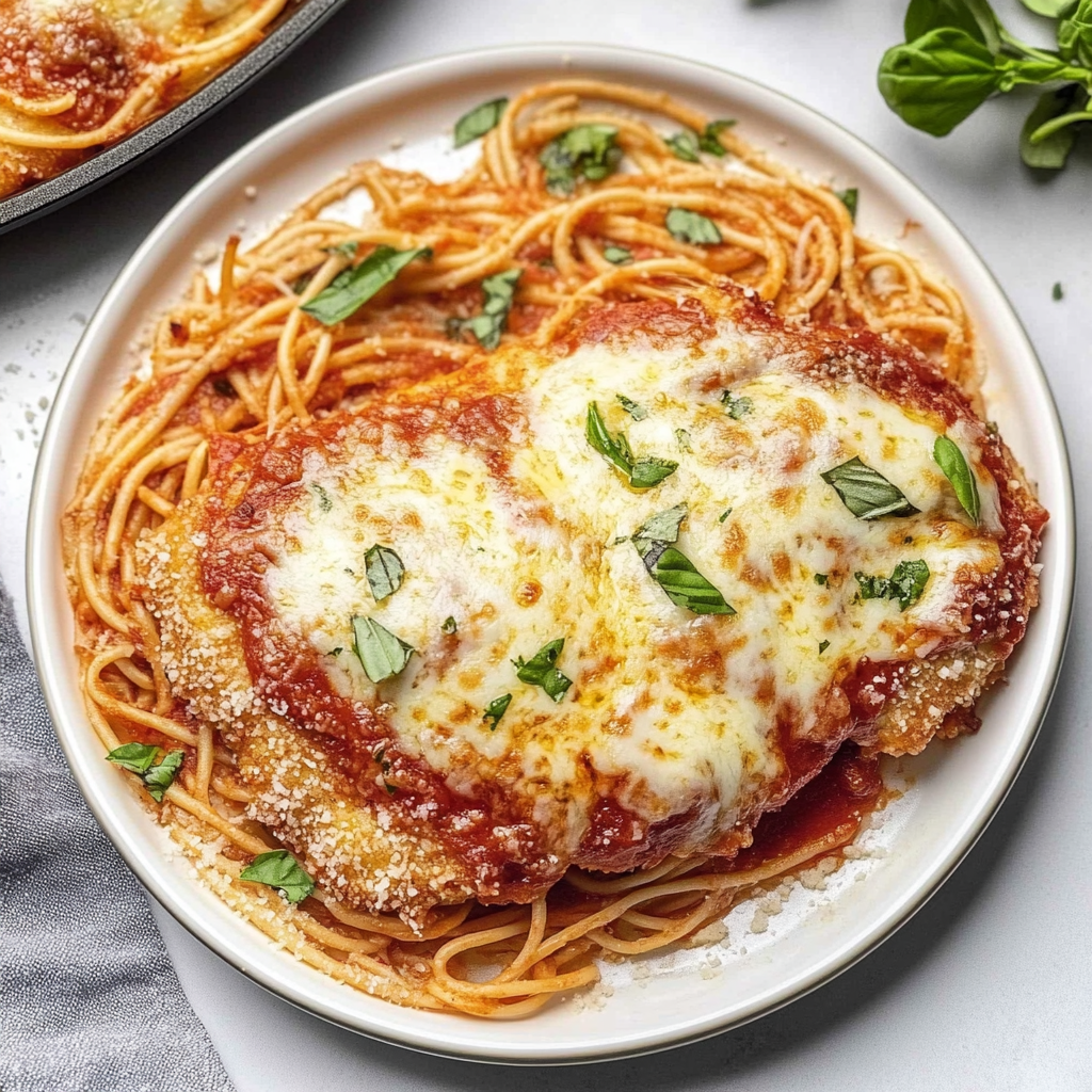 Recipe preparation for Baked Chicken Parmesan
