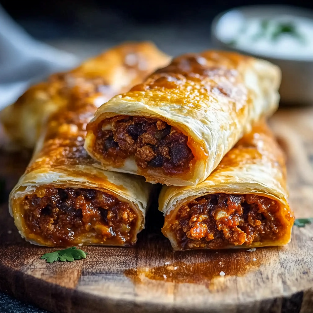 Recipe preparation for Ground Beef Enchiladas Mexican