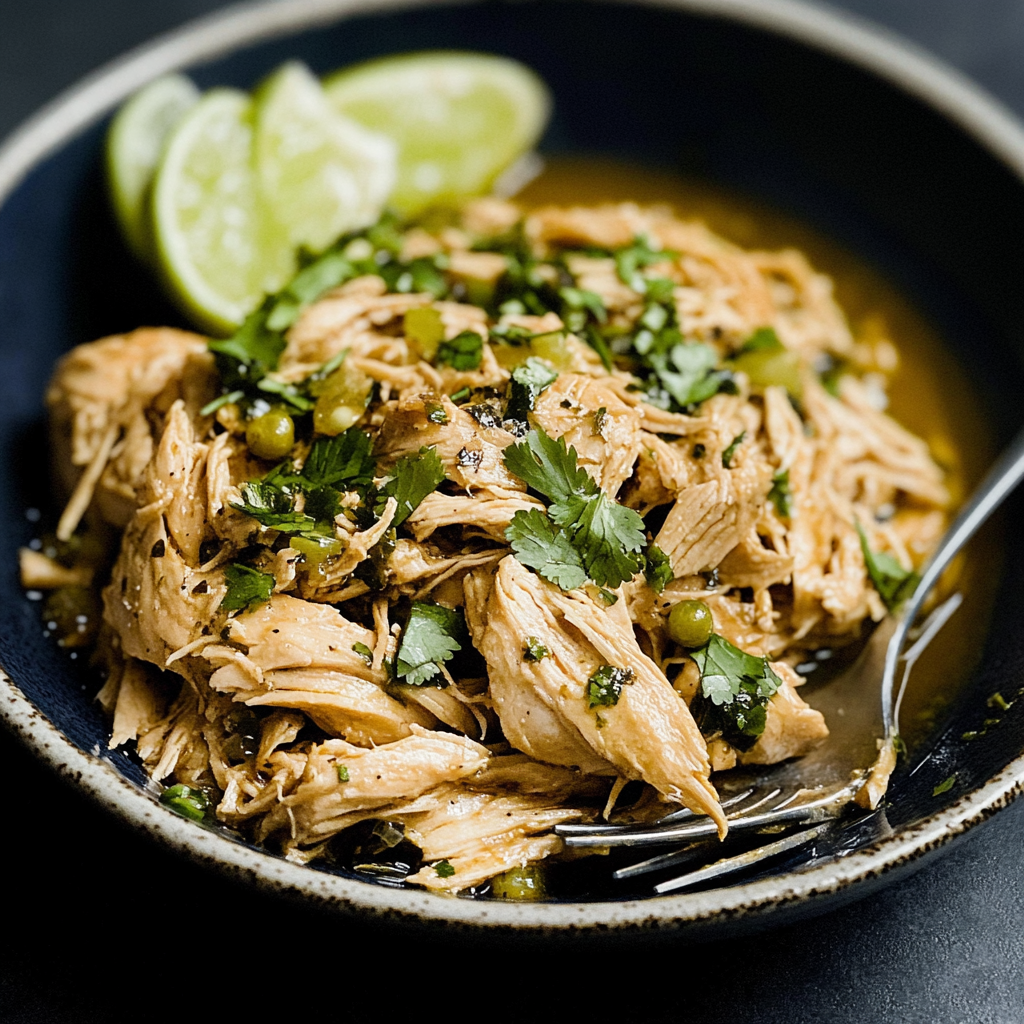 Recipe preparation for Slow Cooker Cilantro Lime Chicken