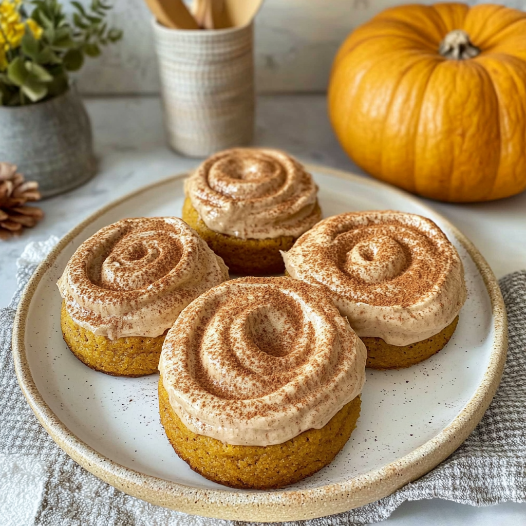 Recipe preparation for Soft Pumpkin Cookies with Cinnamon Frosting