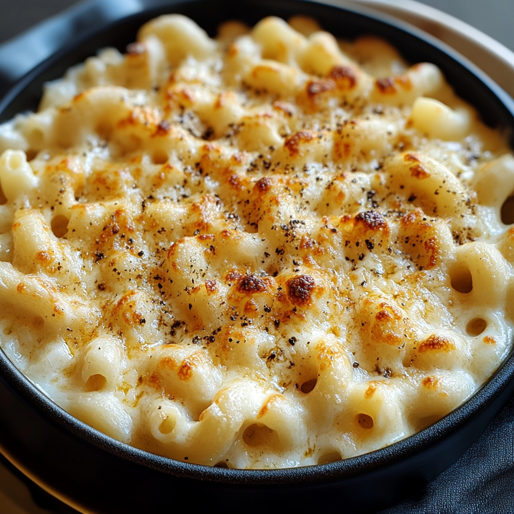 Recipe preparation for High Protein Cottage Cheese Mac and Cheese