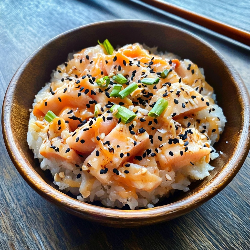 Recipe preparation for Spicy Crab Sushi Bowls