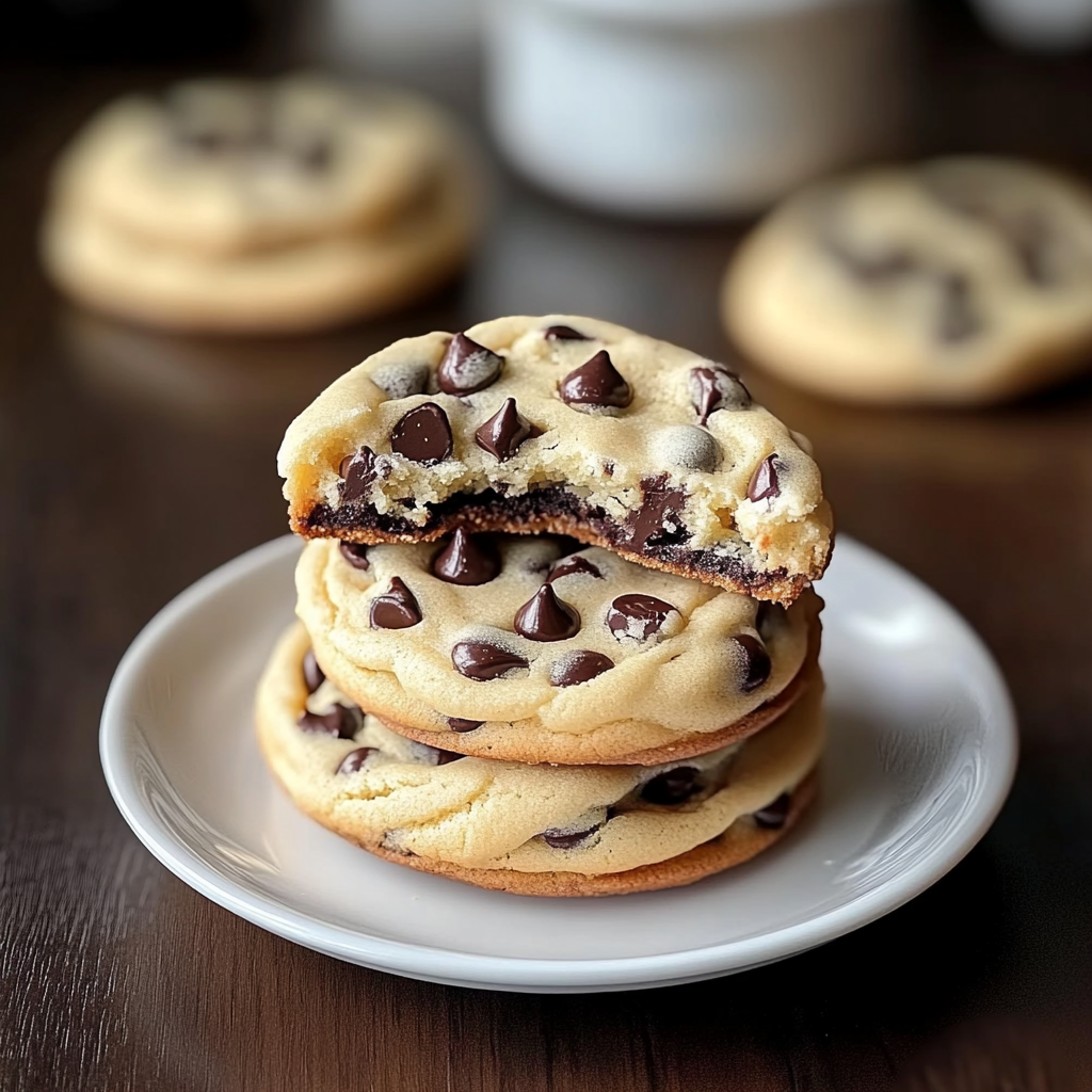 Recipe preparation for Chocolate Chip Cheesecake Cookies