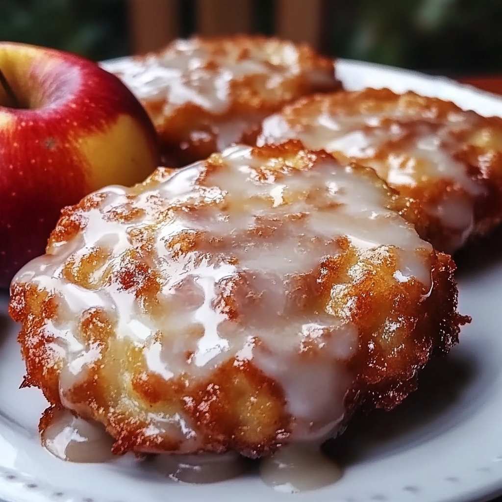 Recipe preparation for Baked Apple Fritters