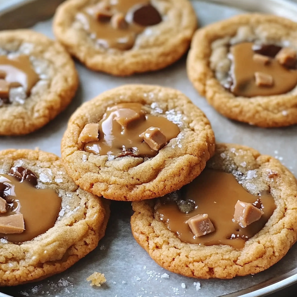 Recipe preparation for Salted Caramel Cookie