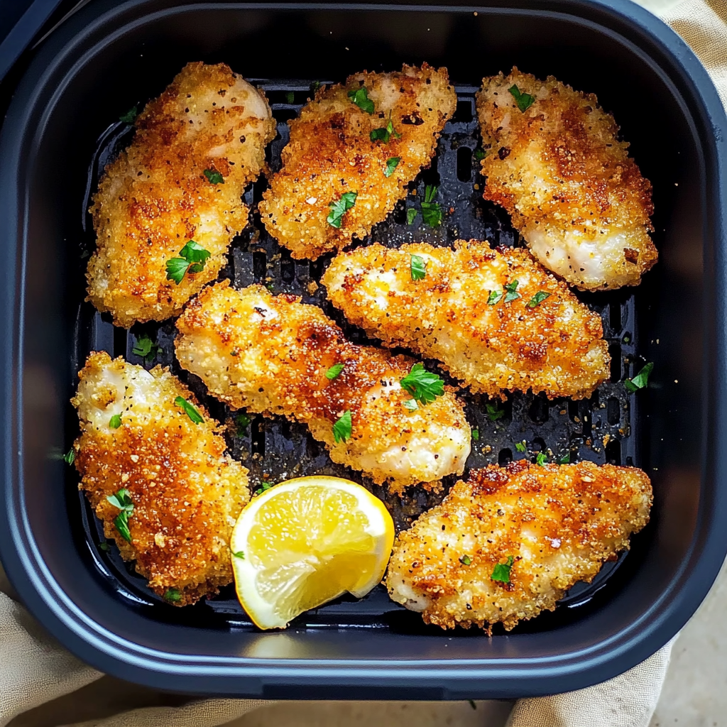 Recipe preparation for Air Fryer Chicken Tenders