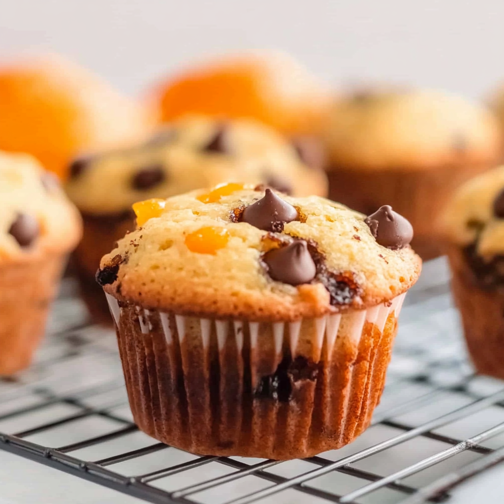 Recipe preparation for Orange Chocolate Chip Muffins