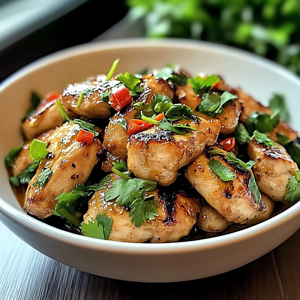 Recipe preparation for Vietnamese Lemongrass Chicken