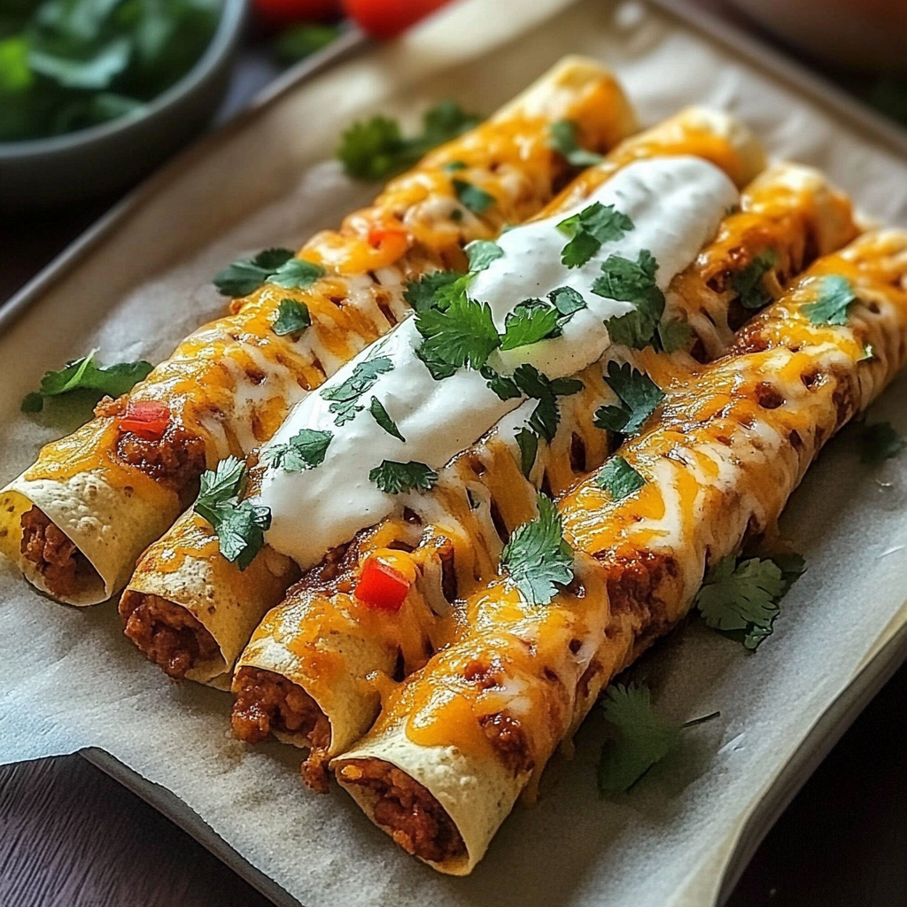 Recipe preparation for Cheesy Taco Sticks