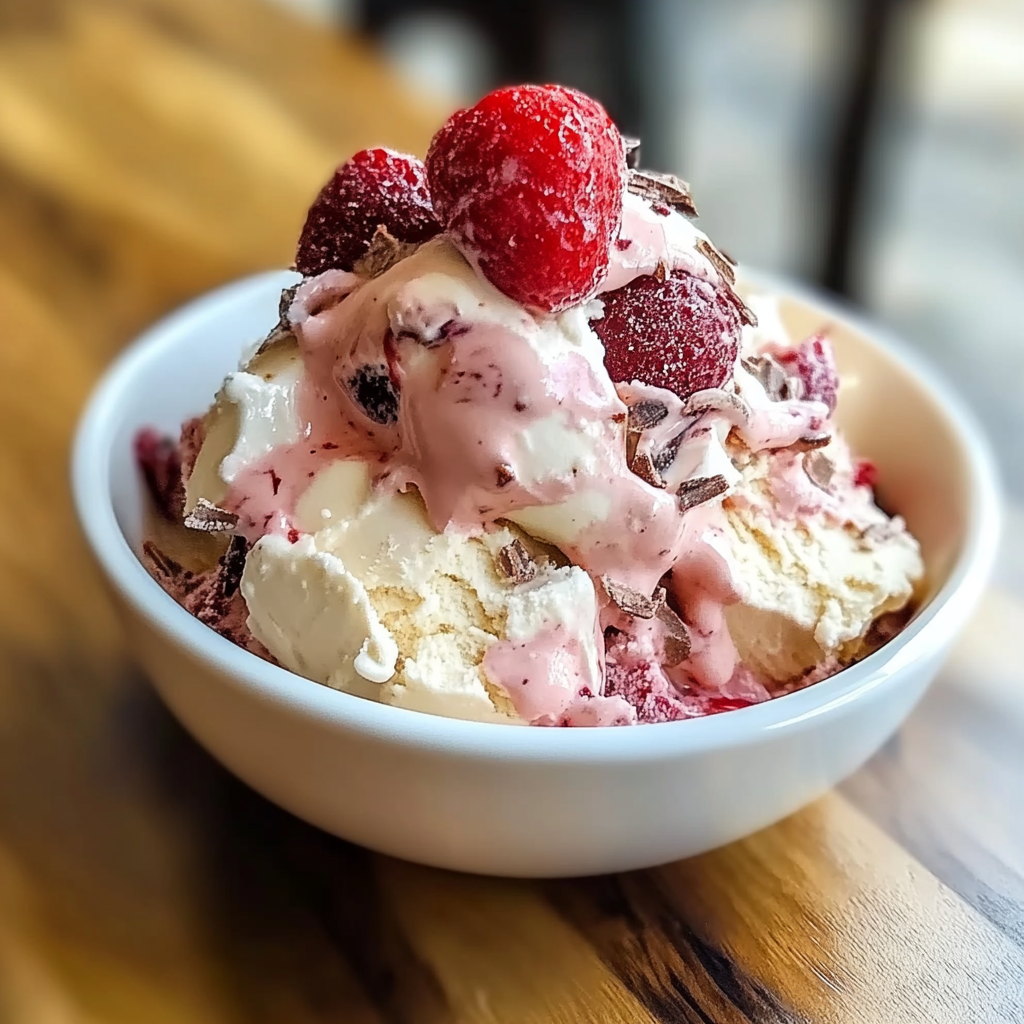 Recipe preparation for Cottage Cheese Ice Cream